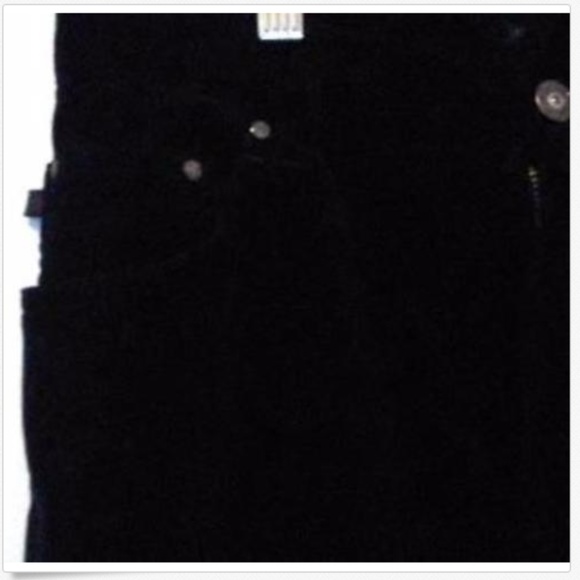 RALPH LAUREN JEANS Co. Black velvet SZ 10P - Picture 3 of 5